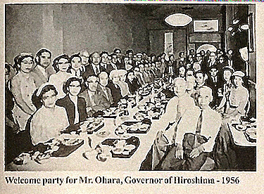 Governor Ohara from Hiroshima Prefecture