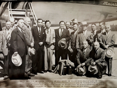 Governor and Mayor of Hiroshima visits